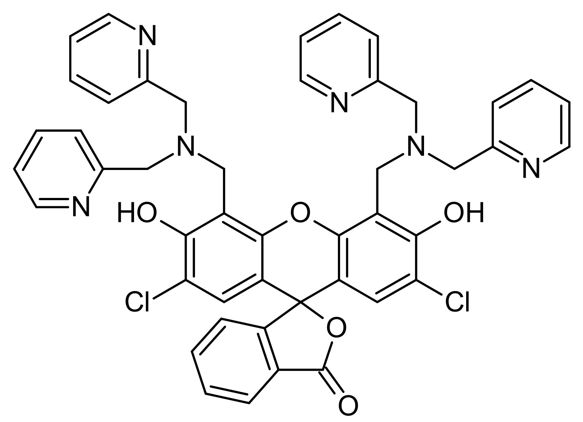Chemical Structure - Zinpyr-1, Fluorogenic Zn2+ reporter (AB145349), expandable thumbnail