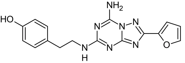 Chemical Structure - ZM 241385, A2A antagonist (AB120218)