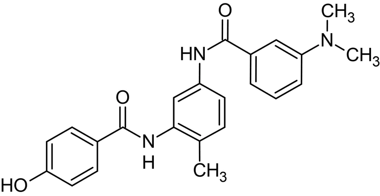 Chemical Structure - ZM 336372, c-Raf inhibitor (AB120428)