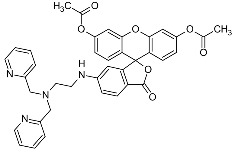 Chemical Structure - ZnAF-2 DA, Fluorescent Zn2+ probe (AB145422)