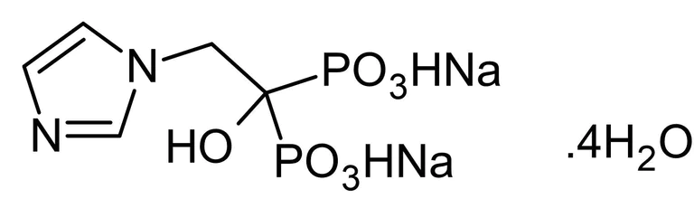Chemical Structure - Zoledronate disodium salt, bisphosphonate bone resorption inhibitor (AB143738)